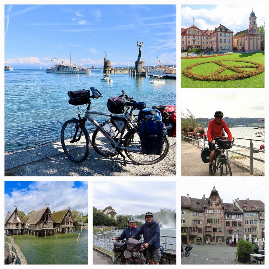 Tour du lac de Constance à vélo et les chutes du Rhin